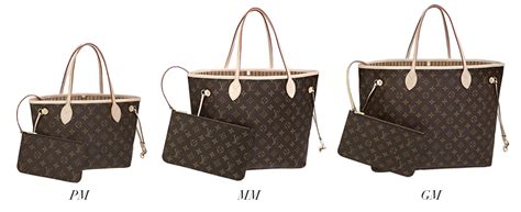 difference between louis vuitton mm and gm|Louis Vuitton size guide.